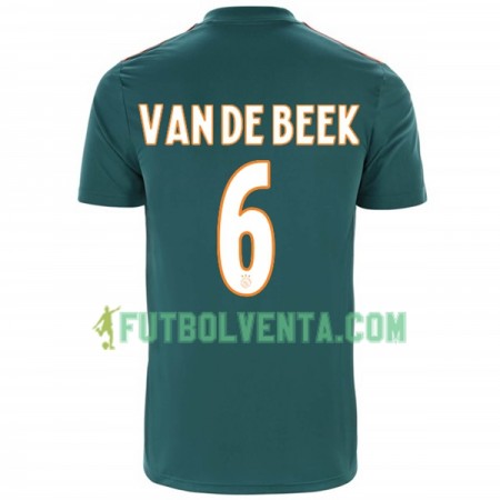 Camiseta de fútbol AFC Ajax Donny van de Beek 6 2ª equipación 2019/2020 Camiseta de fútbol AFC Ajax Donny van de Beek 6 2ª equipación 2019/2020